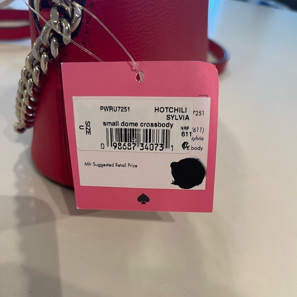 COPY - kate spade small dome crossbody red - Picture 4 of 6